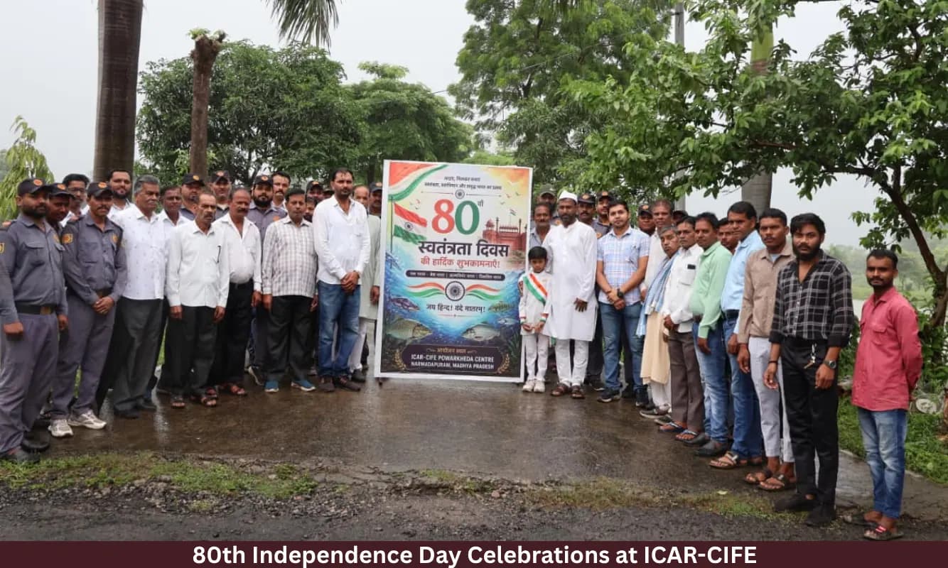 80th Independence Day Celebrations at ICAR-CIFE, Mumbai