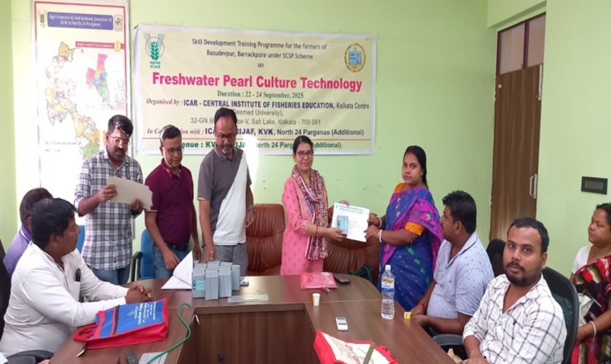 Image of Skill development training on Freshwater Pearl Culture Technology