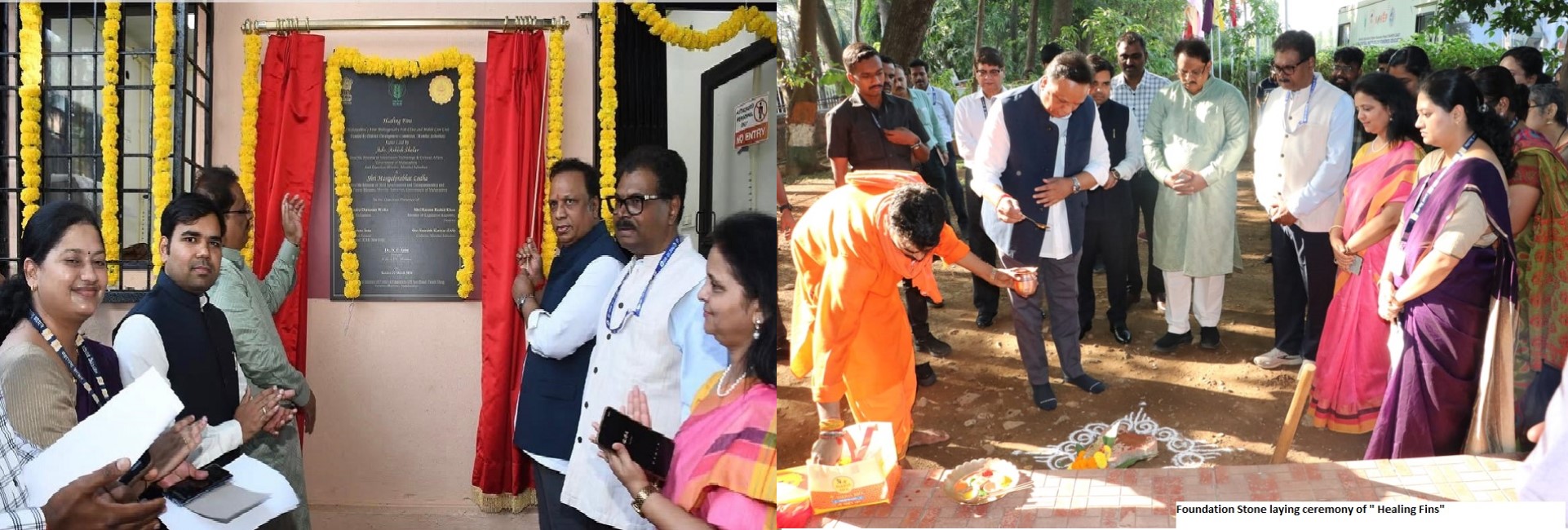 Foundation Stone Laying Ceremony of “Healing Fins”