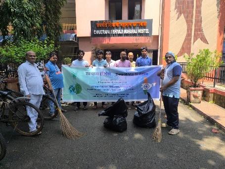 Image of Cleanliness drive in Boys Hostel, CIFE